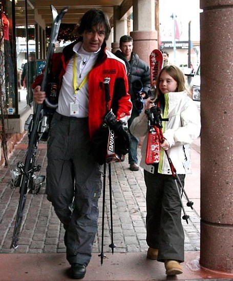 Антонио Бандерас и Мелани Гриффит отдохнули на горнолыжном курорте