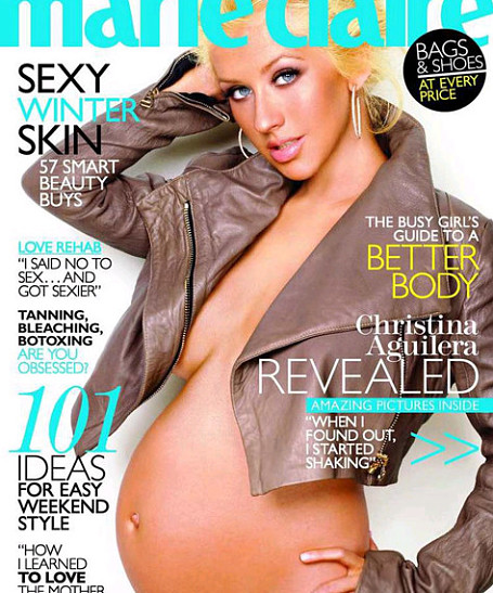 Кристина Агилера обнажилась для Marie Claire