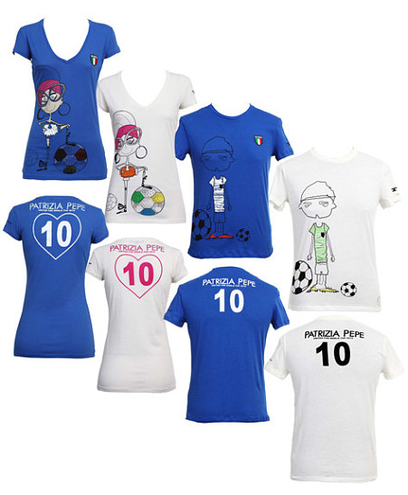 Дизайнер марки Patrizia Pepe выпустила коллекцию футболок T-World Cup