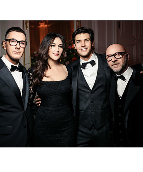 Доменико Дольче, Стефано Габбана и Моника Беллуччи