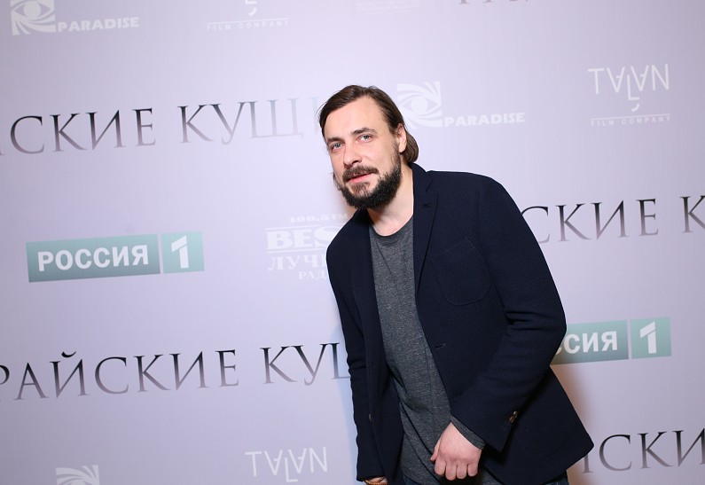 Евгений Цыганов на премьере фильма «Райские кущи»