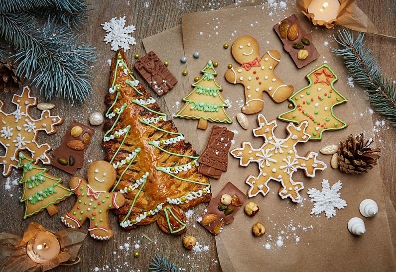 Рождественские сладости в кафе-пекарне «Хлебная Лавка»