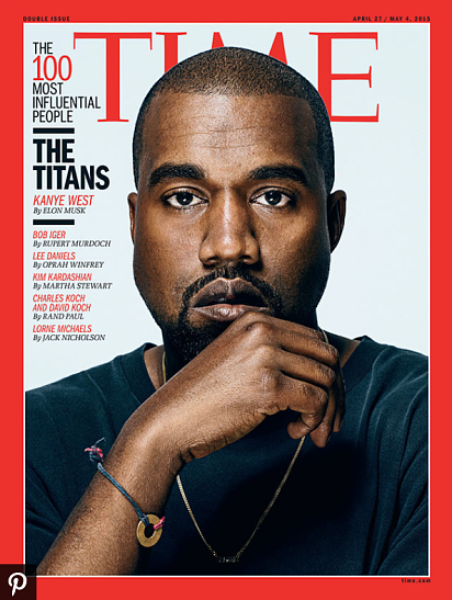 Канье Уэст и Ким Кардашьян попали в сотню самых влиятельных людей планеты по версии Time