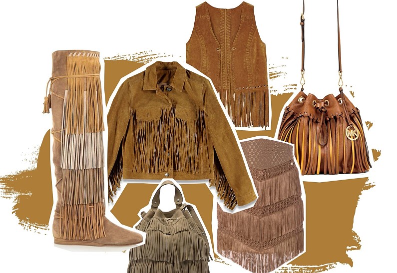 Горячий тренд: вещи с бахромой