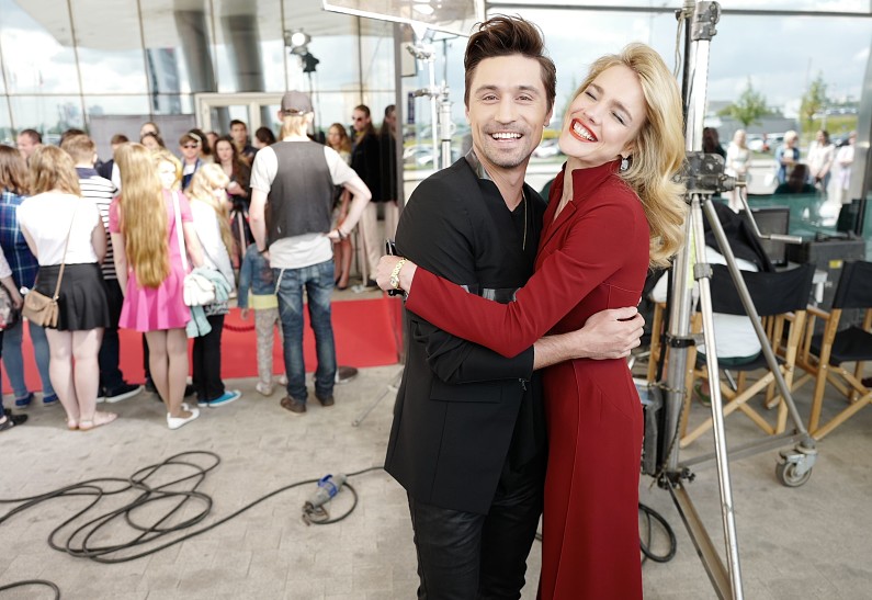 Дима Билан и Наталья Водянова на съемках клипа «Не молчи» (фото)