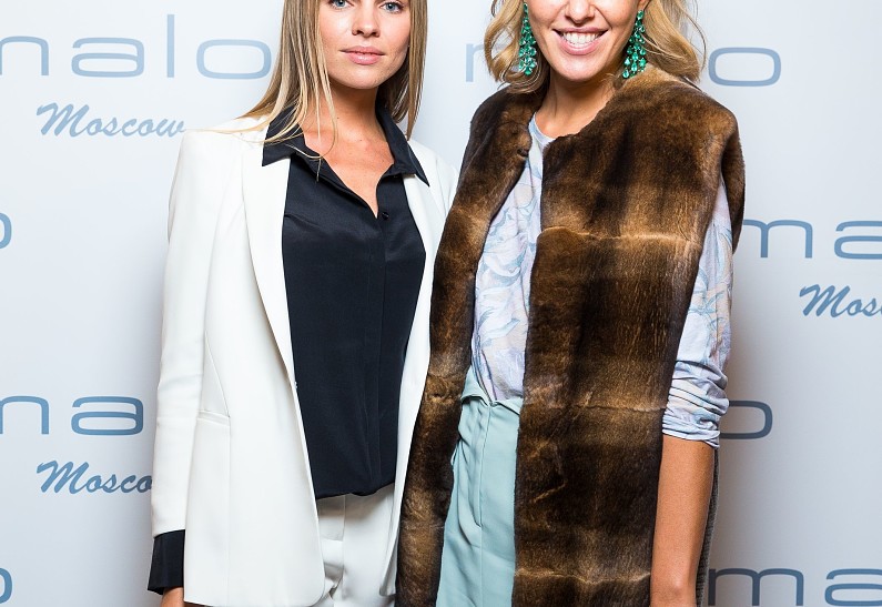 Звезды на открытии бутика Malo в ГУМе