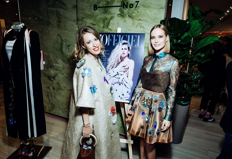 Беременная Ксения Собчак, ГлюкоZа, Валерия и другие звезды на открытии модного бутика (ФОТО)