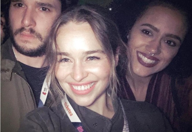 Кит Харингтон и Эмилия Кларк свели с ума поклонников «Игры престолов» в Севилье