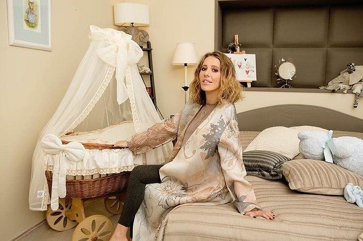 Ксения Собчак показала детскую комнату сына