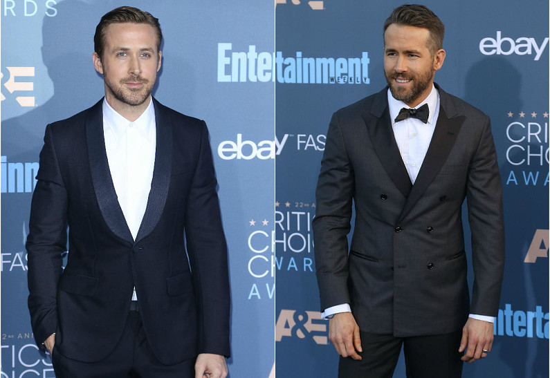 Райан x 2: совместное фото Гослинга и Рейнольдса взорвало соцсети