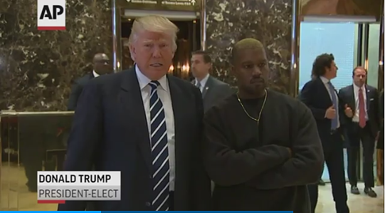 Дональд Трамп встретился с Канье Уэстом