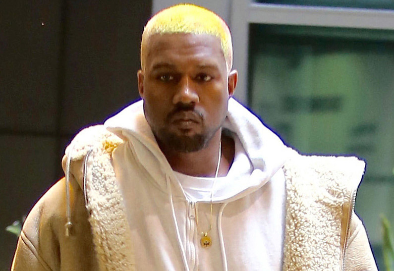 Новогоднее обновление:  Канье Уэст перекрасился в желто-розовый (ФОТО)