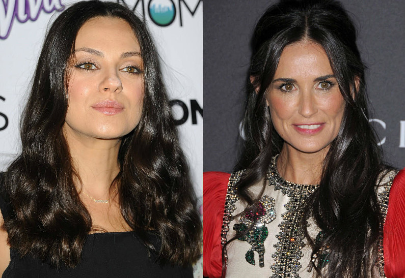 На тропе войны: Мила Кунис попросила Деми Мур оставить их семью в покое