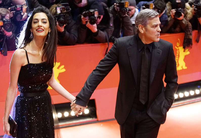 Берлинская красота: винтажный образ Амаль Клуни