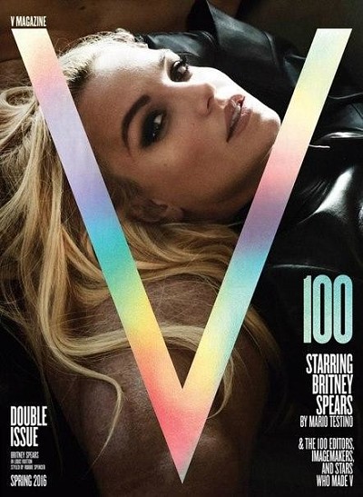 Бритни Спирс на обложке юбилейного, 100-го выпуска журнала V Magazine