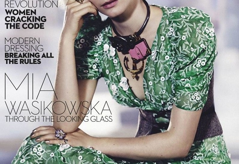 Миа Васиковска в образе строптивой красавицы в фотосессии для Vogue