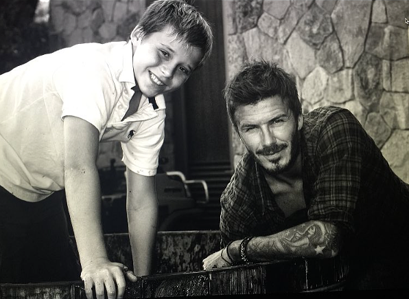 Дэвид Бекхэм, Брюс Уиллис, Арнольд Шварценеггер и другие звезды отметили День отца (ФОТО)