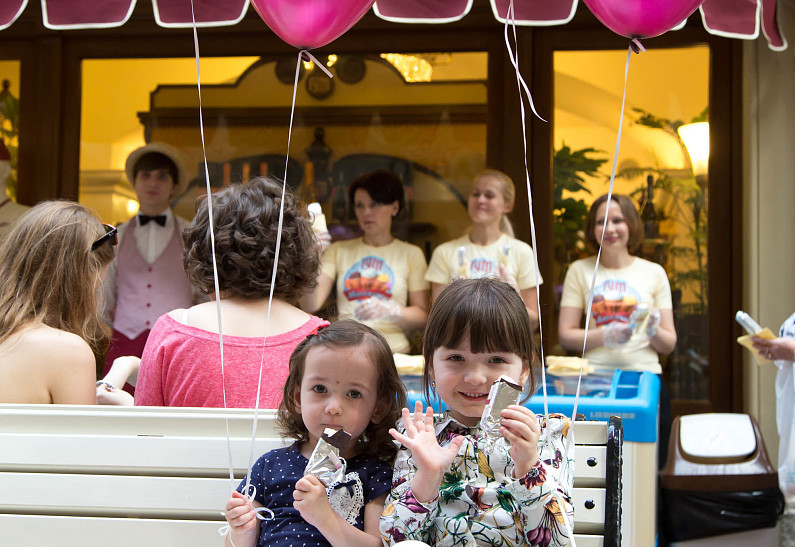 День мороженого в ГУМе