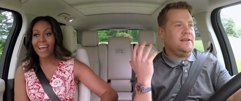 Мишель Обама зачитала рэп на шоу Джеймса Кордена