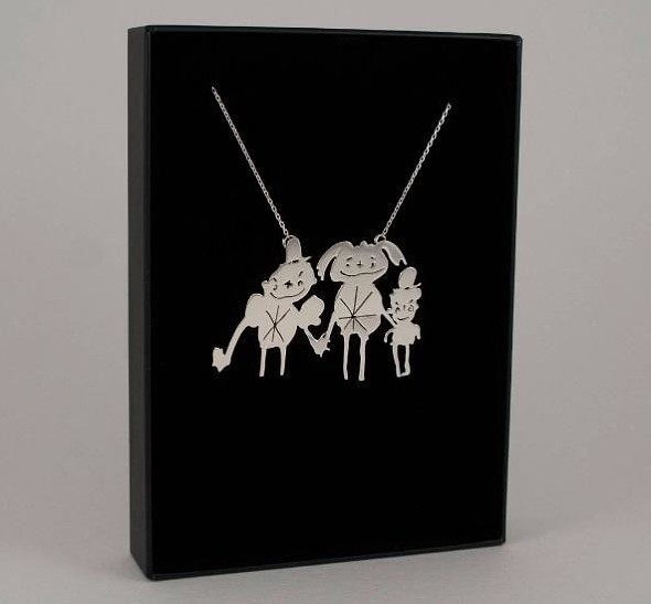 Турецкие ювелиры превращают детские рисунки в милые украшения