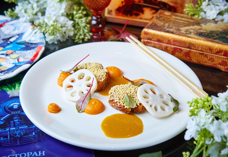 Новое меню в вагоне «Трансазиатский экспресс»