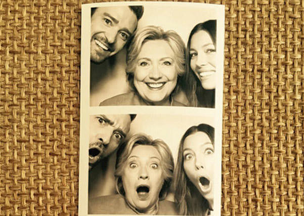 Джастин Тимберлейк и Джессика Бил пригласили на ланч Хилари Клинтон