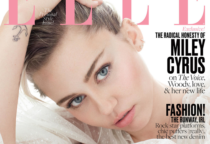 Романтичная Майли Сайрус появилась на обложке известного глянца
