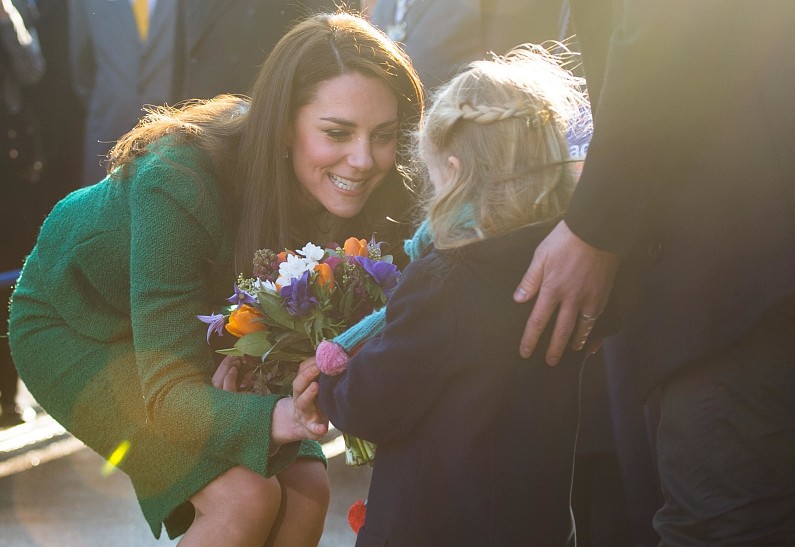 Кейт Миддлтон посетила детский хоспис в Куиденхаме