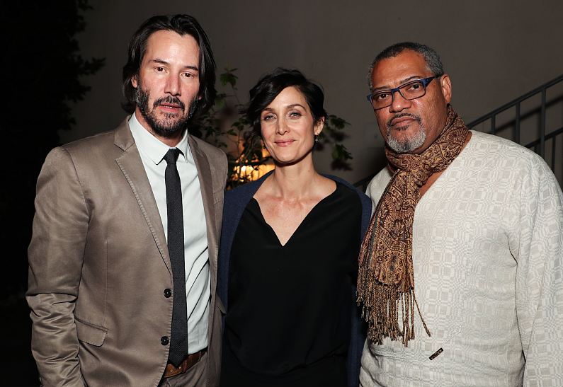 Воссоединение «Матрицы»: Киану Ривз и его коллеги на премьере «Джона Уика 2»