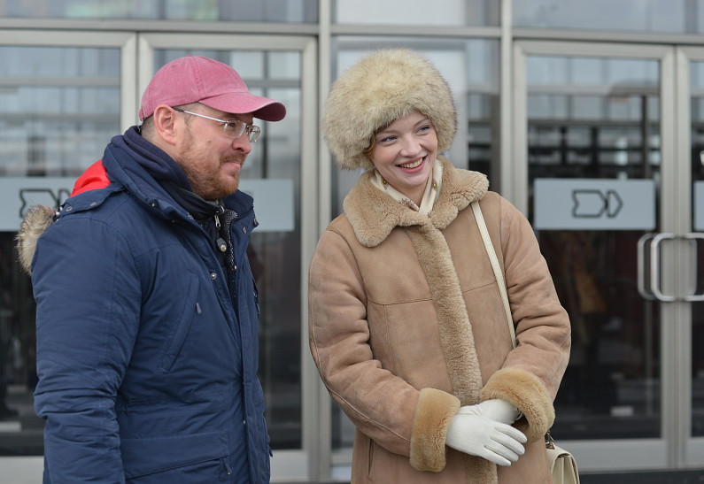 Екатерина Вилкова в образе советской женщины в новом сериале