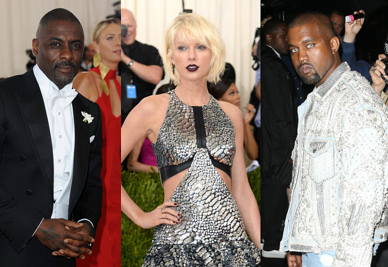 Идрис Эльба: Met Gala 2016 был странным из-за ссоры Тейлор Свифт и Канье Уэста