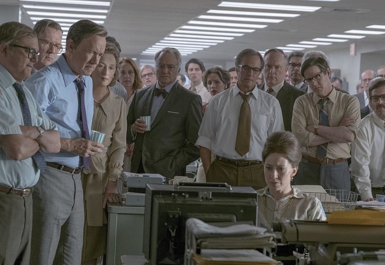 Появился первый кадр нового фильма Стивена Спилберга «Газетчики»