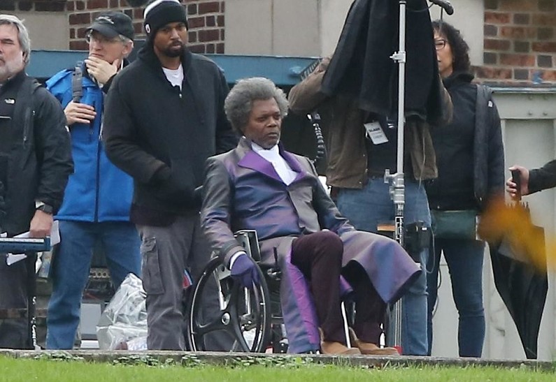 Неузнаваемый Сэмюэл Л. Джексон в инвалидном кресле на улицах Аллентауна: фото