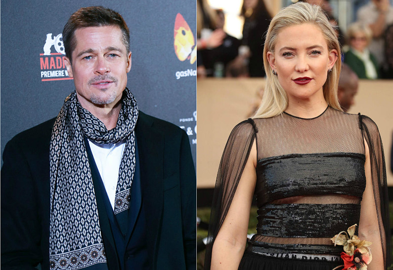 Слух не утихает: Кейт Хадсон и Брэд Питт собираются съехаться