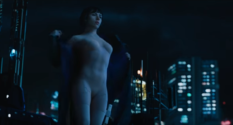 Обнаженная Скарлетт Йоханссон в новом трейлере фильма «Призрак в доспехах»