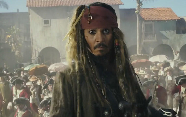 Джонни Депп в новом трейлере «Пиратов Карибского моря: Мертвецы не рассказывают сказки»