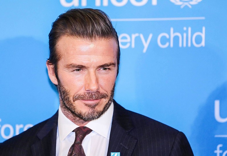 Дэвид Бекхэм напугал своих поклонников фотографией со съемок