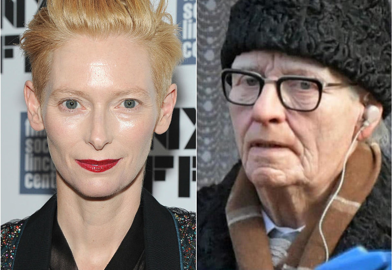 Браво, мастер: Тильда Суинтон превратилась в пожилого мужчину!