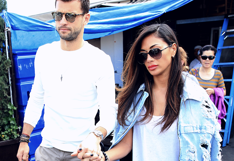 Вместе и влюблены: Николь Шерзингер и Григор Димитров на прогулке (фото)