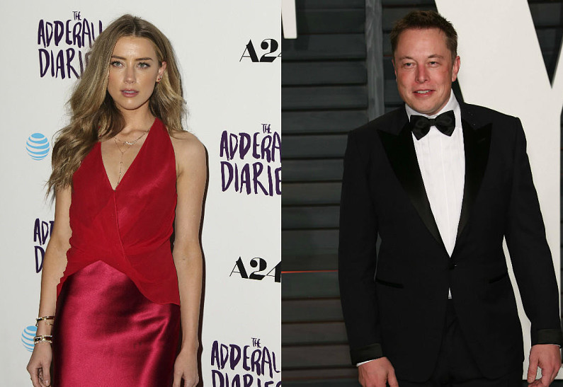 Илон Маск и Эмбер Херд перестали скрывать отношения (ФОТО)
