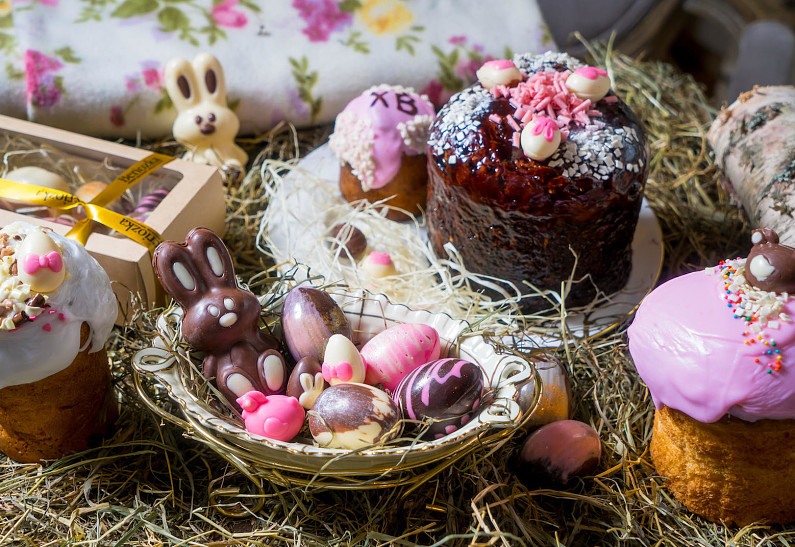 Куличи по традиционным рецептам в новой русской закусочной BERIOZKA