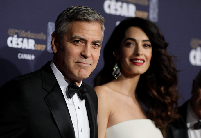 Джордж и Амаль Клуни отказались от выходов в свет до рождения близнецов