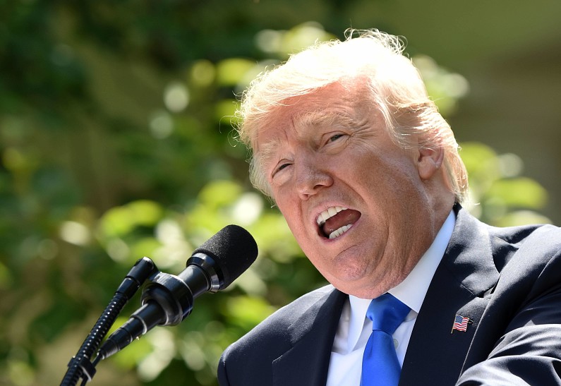 Дональд Трамп зашел на чужую свадьбу (видео)