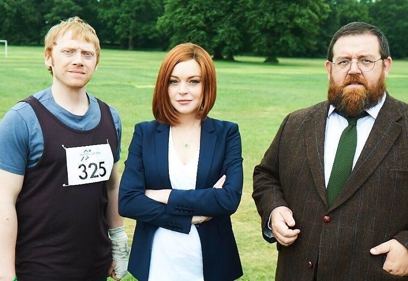 Возвращение: Линдси Лохан получила роль в комедийном сериале с Рупертом Гринтом