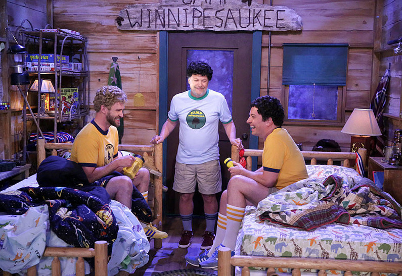 Джастин Тимберлейк потряс кудрями в программе Джимми Феллона