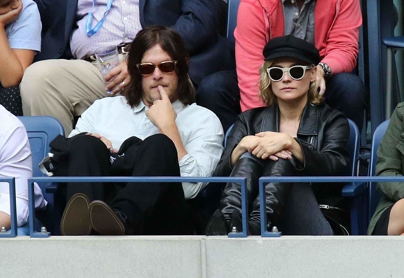 Пора по парам: Диана Крюгер и Норман Ридус, Бен Аффлек и Линдси Шукус на теннисном турнире