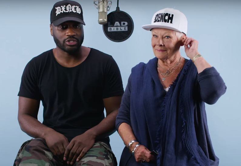 82-летняя актриса Джеди Дэнч стала рэп-звездой