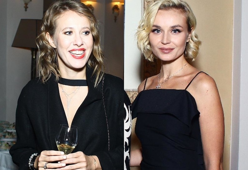 Все в чёрном: беременная Собчак, Перминова, Гагарина, Рудковская на светском ужине