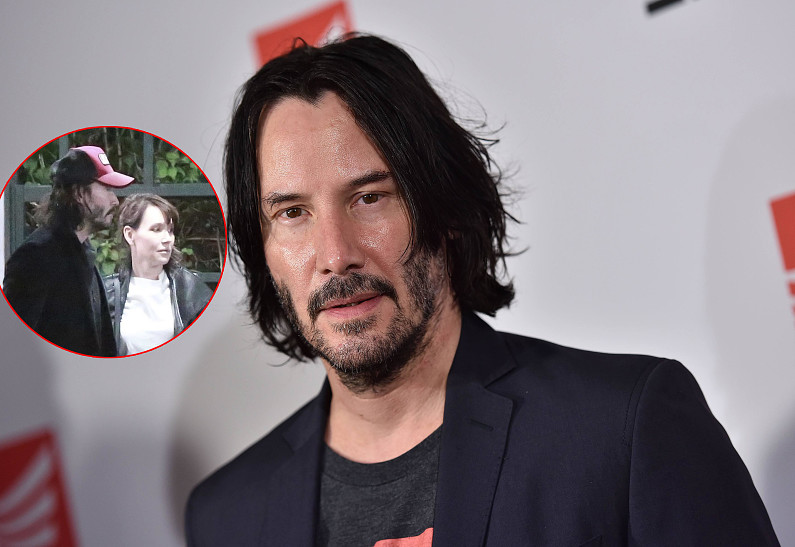 Киану Ривз сходил на свидание с таинственной незнакомкой