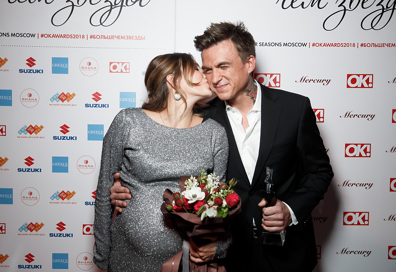 Регина Тодоренко и Влад Топалов вместе пришли на премию ОК! и умилили поклонников